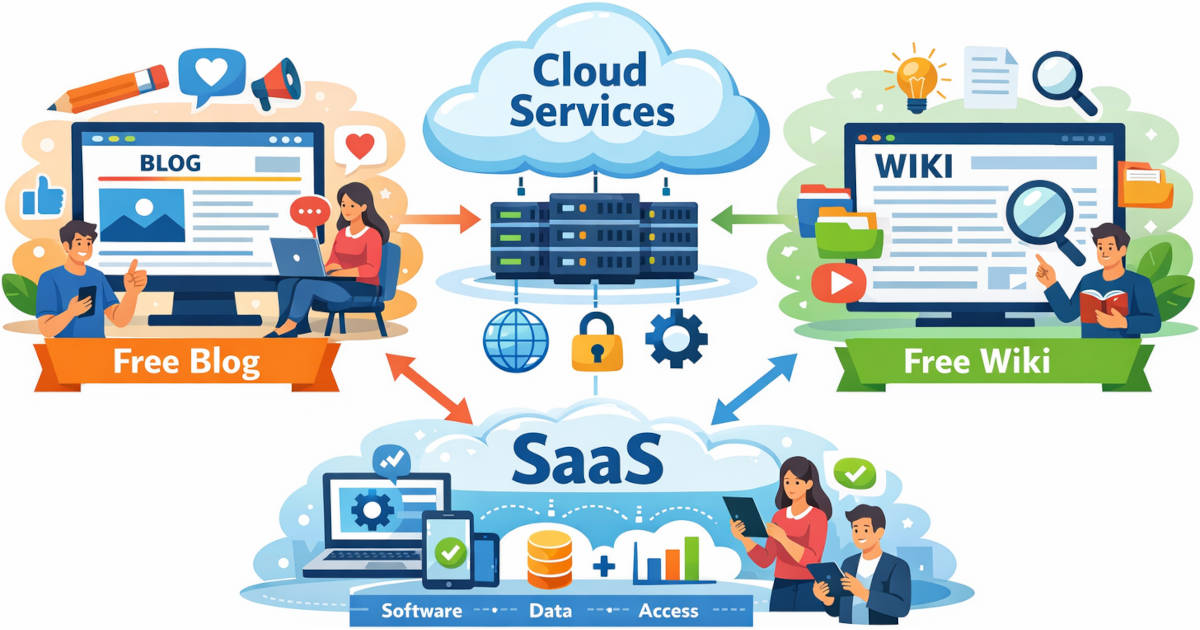 無料ブログ・無料ウィキ・SaaS